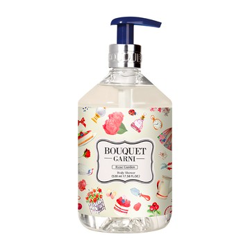 BOUQUET GARNI 沐浴乳 Rose Garden，持香6小時以上，溫和去角質及鎮靜保濕肌膚  520ml  1瓶