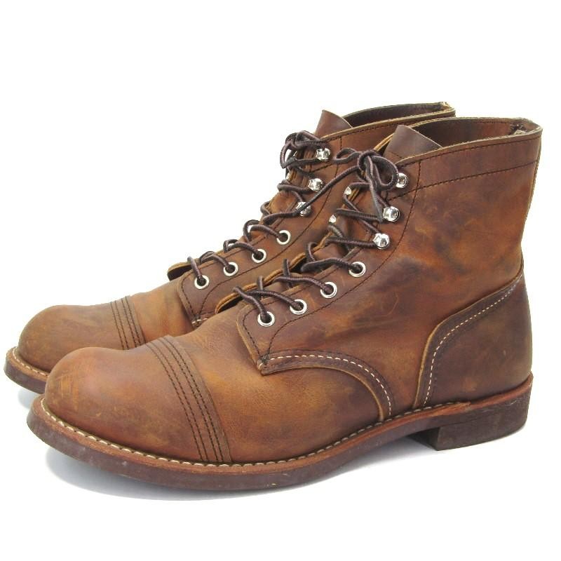 未使用　redwing レッドウィング　純正ジッパー　カッパー・ラフアンドタフ RED WING（レッドウィング）BOOTS LEATHER ZIPPER UNIT/6-INCH