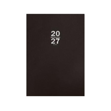 珠友Chuyu2027年A5十字週誌內頁/烏黑/BC-50745-02