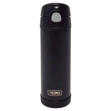 THERMOS 膳魔師 不鏽鋼真空保冷瓶 F4049BK  黑色  470ml  1個