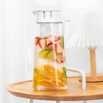 ASVEL日本冷水壺冰箱冷泡壺密封耐高溫茶壺濾網冷泡杯冷萃花茶壺