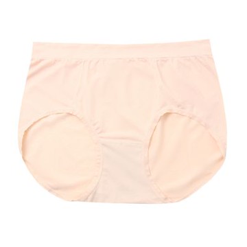 OB嚴選中大尺碼-加大尺碼純色高彈直條壓紋高腰內褲《VB0823》