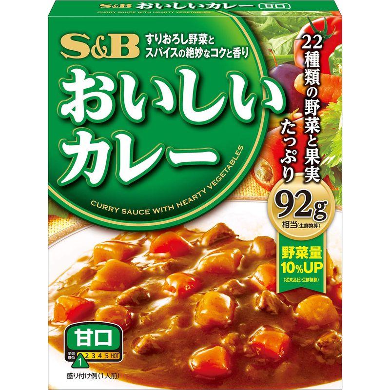 SB なっとくのおいしいカレー 甘口 180g×6個