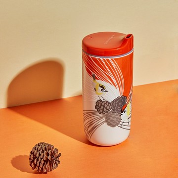 台灣特有種鳥類-奪冠 雙層桌上杯