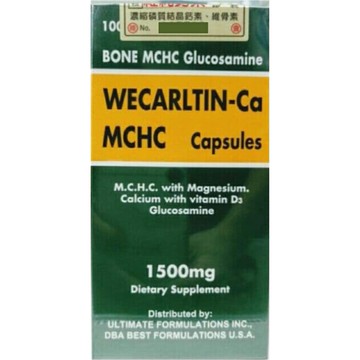 移除序號優惠價  維淳 鈣素 MCHC 膠囊（100粒/瓶）