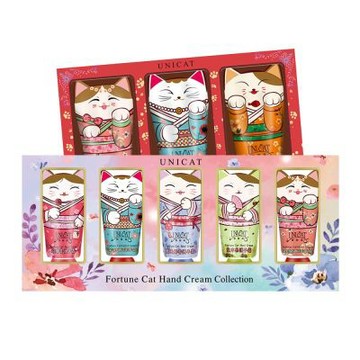 UNICAT 經典護手霜 招財貓護手霜 禮盒 (5+3隻/組) 七夕禮物 情人節 中秋禮盒 夏日不黏膩
