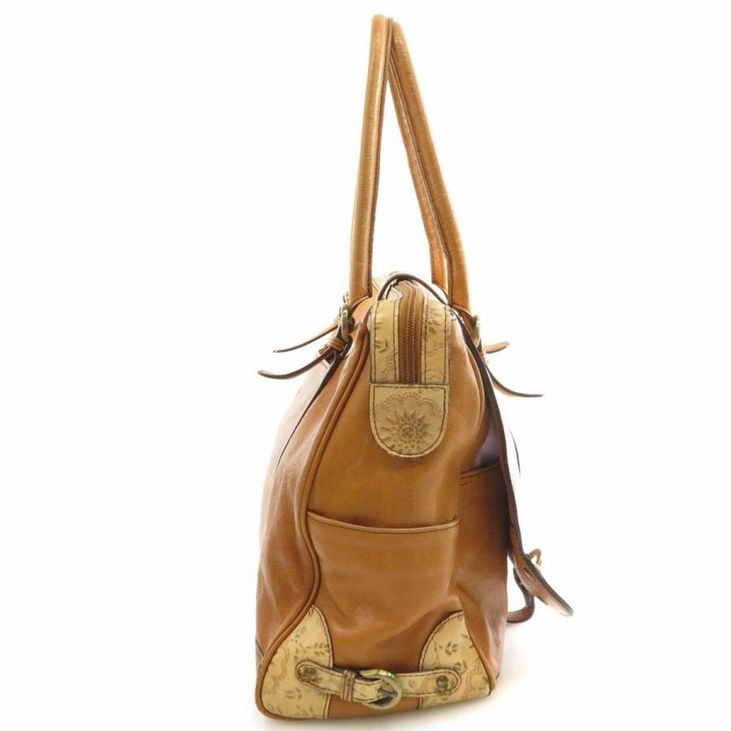 Takaです❗️ パイピング中古品 KAZUYO NAKANO カズヨナカノ 型押しパイピング ハンドバッグ