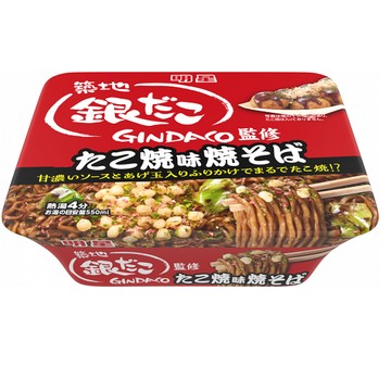 【江戶物語】明星食品 章魚燒口味炒麵 112g 築地銀章魚燒 合作商品 章魚燒 炒麵 杯麵 泡麵 明星 日本原裝進口