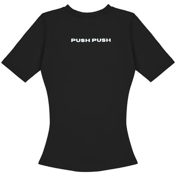 PUSH PUSH CELESTIAL SLIM FIT TEE 女版 短T (黑色)