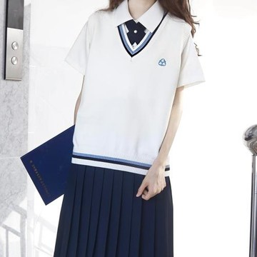 【刺篇】原創JKDK制服正版男女款針織毛衣馬甲上衣學院風校供背心