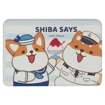 收納王妃 柴語錄海軍珪藻土皂墊 橫  12 x 8 x 0.9cm  藍條紋