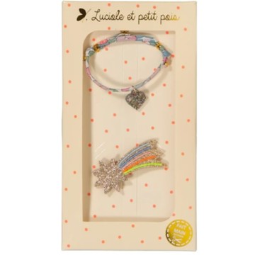 法國 Luciole et Petit Pois/ 手環組合/ 黃色流星