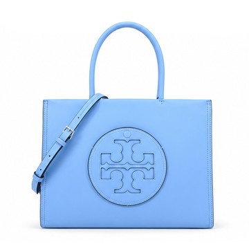 TORY BURCH ELLA BIO磁吸手提/斜背兩用托特包-水藍