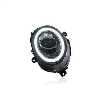 (質量保固）BMW MINI迷你14-21款F55F56F57大燈總成改裝光導LED日行燈LED透鏡