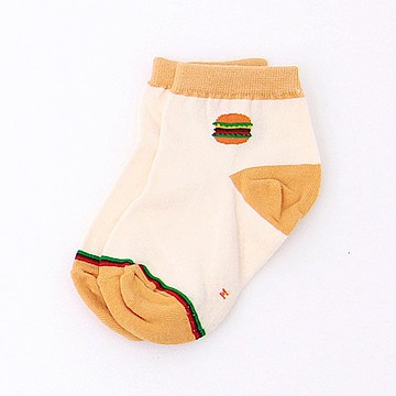 台灣製高彈力可愛食物止滑童襪-親子款-OB嚴選