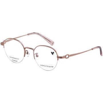 LONGCHAMP 純鈦 光學眼鏡(玫瑰金色)LO2179LBJ
