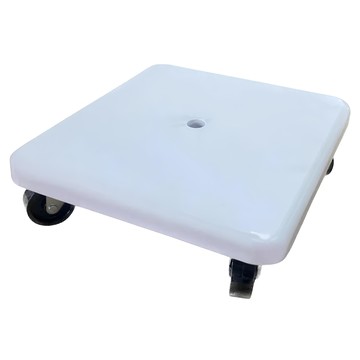 Rsun 小平板烏龜車 2英吋側煞輪 白色 1.1kg  30 x 30 x 8.6 cm  1個