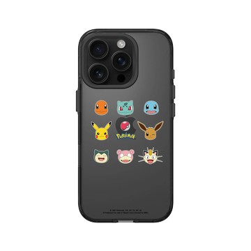 iPhone 16 Pro Clear (相機按鈕) 酷墨灰 - 寶可夢 Pokemon - Sticker-寶可夢們