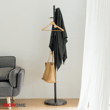 【RICHOME】大理石紋路衣帽架