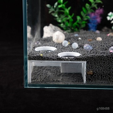 🔥臺灣出貨🔥魚缸躲避屋洞穴拐角隧道可看魚魚缸造景裝飾底棲魚繁殖窩大尺寸