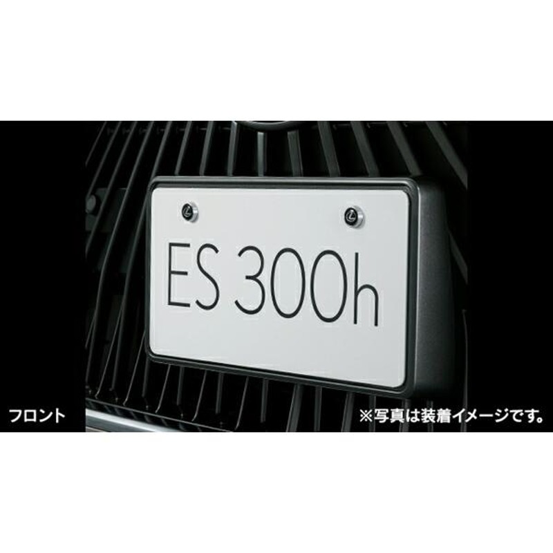 ES ナンバーフレーム (フロント・リヤ) &ロックボルト (ロゴ入り) セット レクサス純正部品 AEXGB パーツ オプション |  LINEブランドカタログ