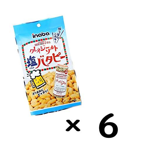 稲葉ピーナツ クレイジーソルトバタピー 45g×6袋