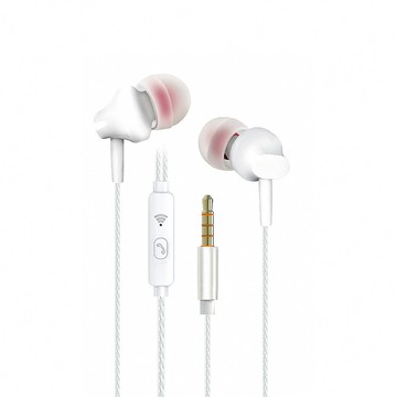 ecbaos  入耳式耳機麥克風 白色 gt-5115