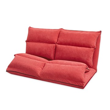 【班尼斯】超大尺寸 雙層起司Cheese漢堡 沙發床椅-漂亮紅