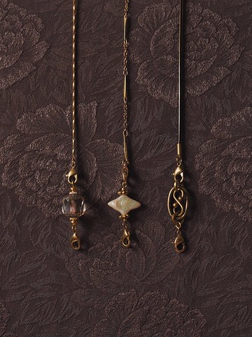 復古變化扣飾 多用途眼鏡鍊/口罩鍊/項鍊/手鍊 －C款細銅鏈條