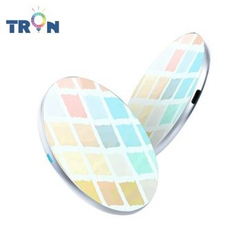 24H快速出貨 TRON 15W無線充電盤 個性簡約撞色 快速充電板 充電器