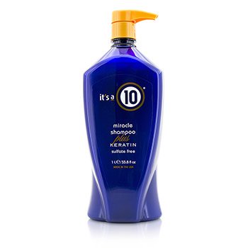 It's A 10 十全十美 奇蹟保濕洗髮露Miracle Shampoo Plus Keratin (無硫酸鹽) 1000ml/33.8oz-所有髮質洗髮精