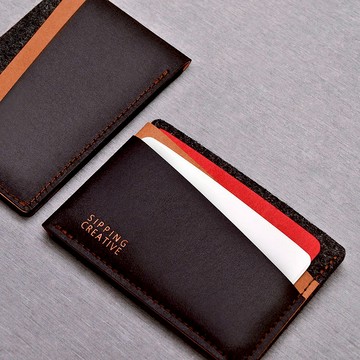 信用卡夾_咖啡黑【可加購雷雕刻字】