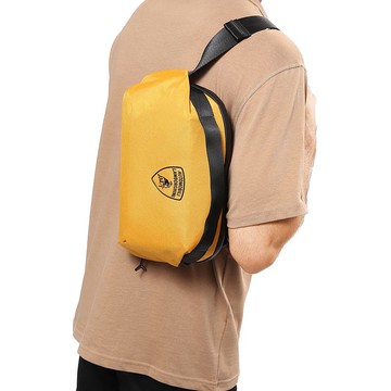 藍寶堅尼 限量3折 義大利頂級腰包側背包 全新專櫃展示品