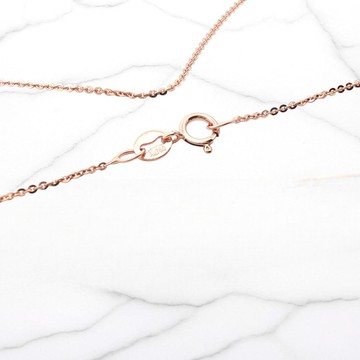 【輕奢細鏈】18K金黃金細鏈項鍊 | 黃金細語  日常百搭