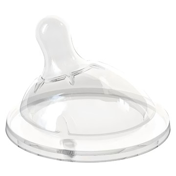 Chicco 天然母感2倍防脹矽膠奶嘴 單孔 (中等流量)  2個月以上  1入