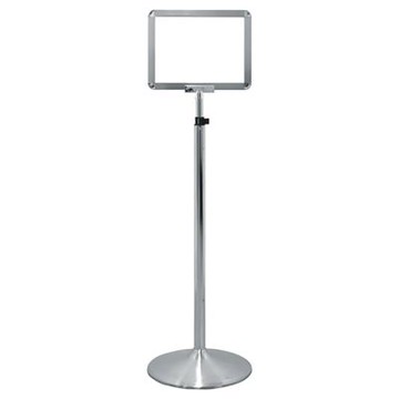 CYS 金益山 可調式不銹鋼標示架 A4 橫 SS0201