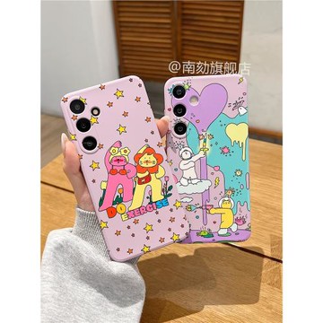 適用三星s26+手機殼新款超好看s25edge硅膠保護套s24ultra+s23fe是s22s25u啊a55note20啊a54a53a52高級感防摔