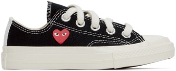 Comme des Garçons Play 黑色 Converse 联名 Chuck 70 OG Single Heart 儿童运动鞋