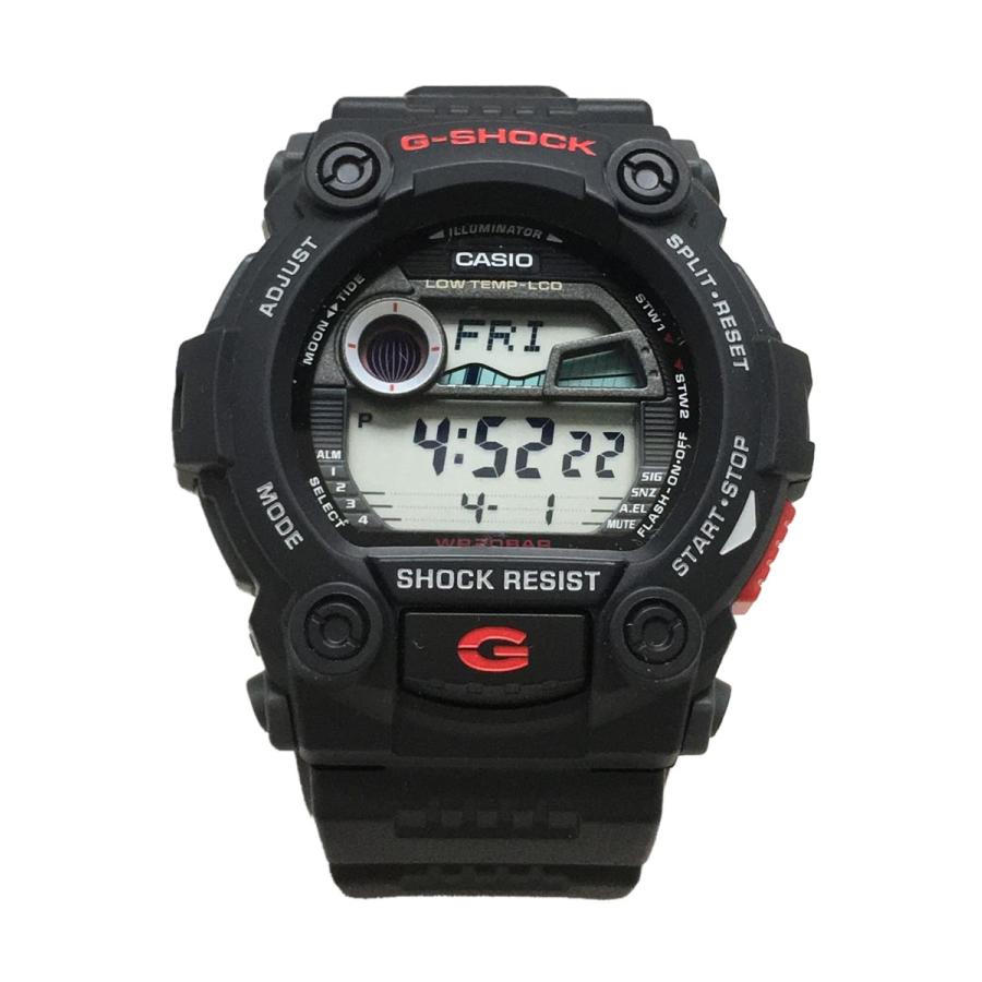 CASIO◇クォーツ腕時計・G-SHOCK/デジタル/ラバー/BLK | LINEショッピング