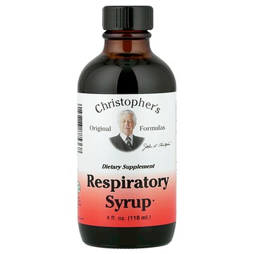 Christopher's Original Formulas, 呼吸系統糖漿，4 液量盎司（118 毫升）