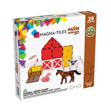 Magna-Tiles®磁力積木25片-農場動物