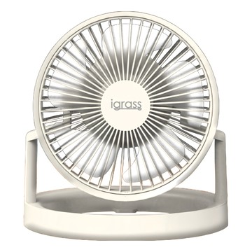 igrass 照明折疊兩用風扇 IGS039  純潔白