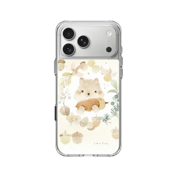 iPhone 17 Pro Max Clear Case（相機按鈕） 透明 - 涼丰 LiangFeng - 松果與小松鼠