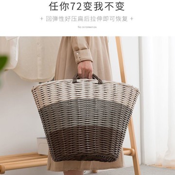 臟衣籃網紅款ins風北歐籃子簍家用大容量衛生間神器裝衣服收納。