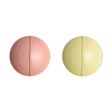 白山陶器 平茶碗2入禮盒組 款式(J-7 + YI-17)