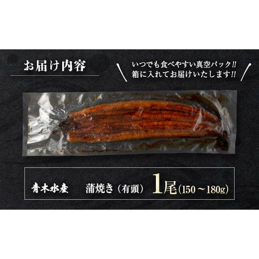 ふるさと納税 宮崎県 新富町 青木水産のうなぎ蒲焼き 1尾（150〜180g） 有頭 宮崎県産