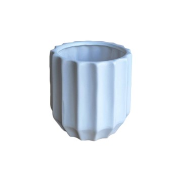 北歐風現代陶瓷花盆(白)