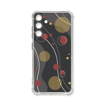 S24 系列殼 TRON 三星 S24 PLUS 日系和風圓點律動系列 四角防摔殼 手機殼