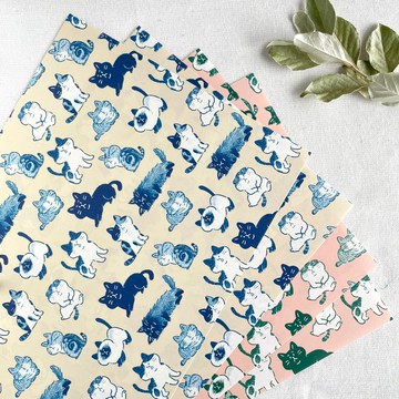 【Pinkoi 獨家預購】A4 設計紙 - 貓咪滿滿