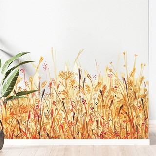 Style-life 《Stylelife》繽紛園藝居家裝飾牆貼-金黃稻草